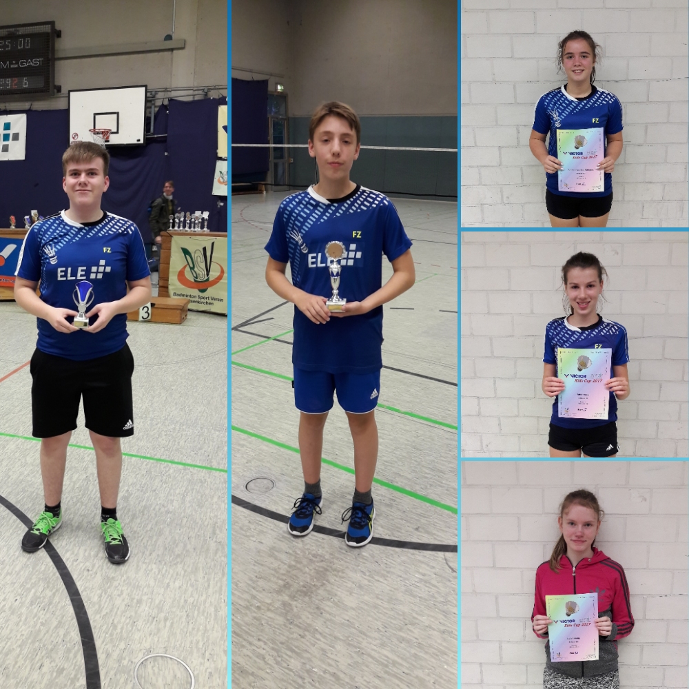 BBG-Talente beim Victor Kids Cup